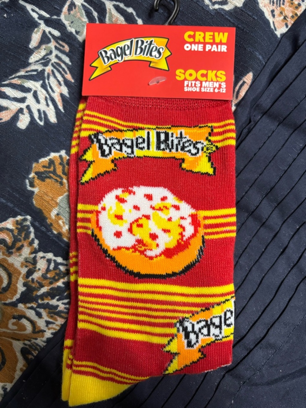 Men’s Crew Socks - Red & Yellow
